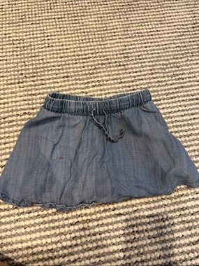 Splendid Light Blue Denim Elastic Waist Shorts